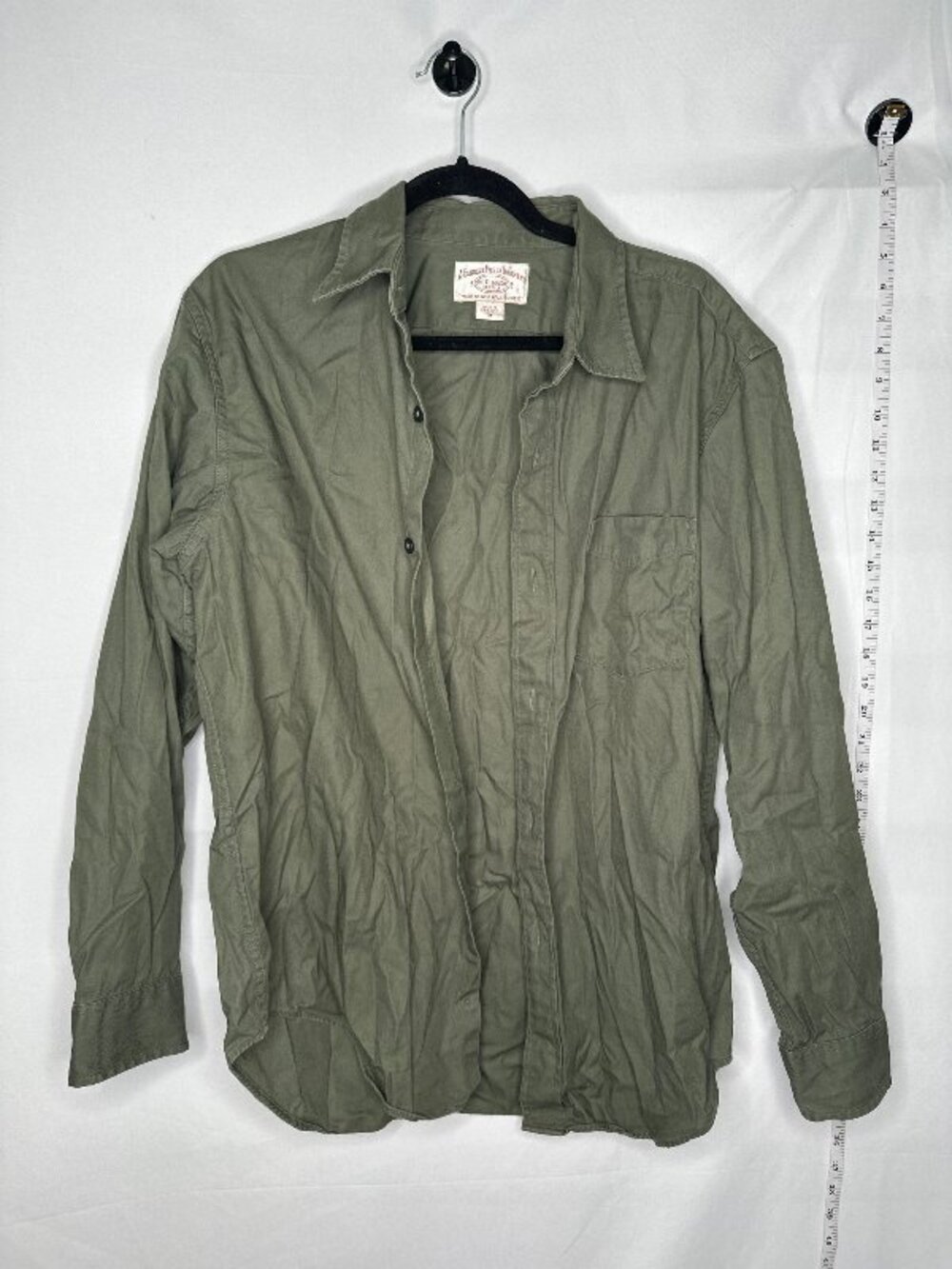 Filson Cotton Long Sleeve Button Down Shirt M Outdoor Gorpcore Rugged Workwear